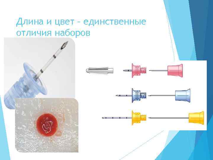 Длина и цвет – единственные отличия наборов 