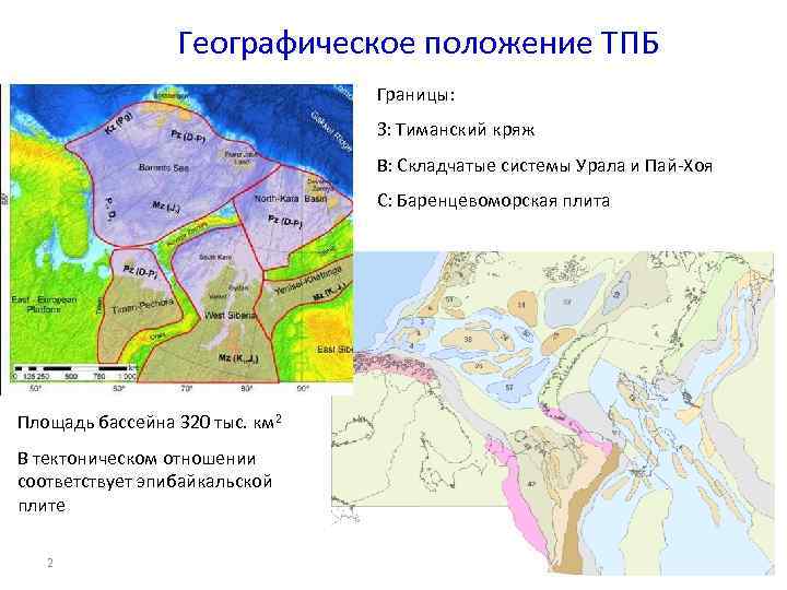 Тиманский кряж на карте