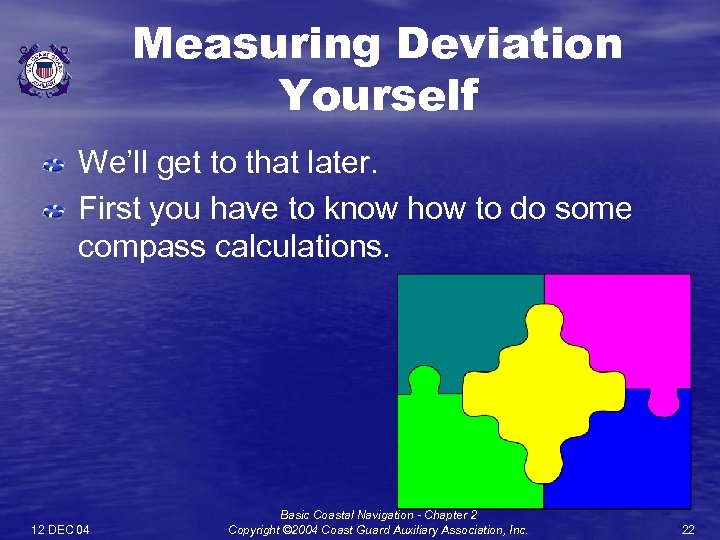 Measuring Deviation Yourself We’ll get to that later. First you have to know how
