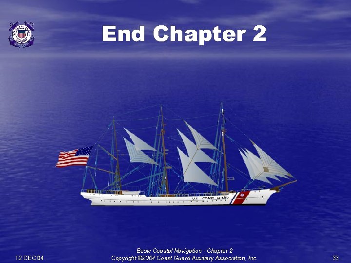 End Chapter 2 12 DEC 04 Basic Coastal Navigation - Chapter 2 Copyright ©