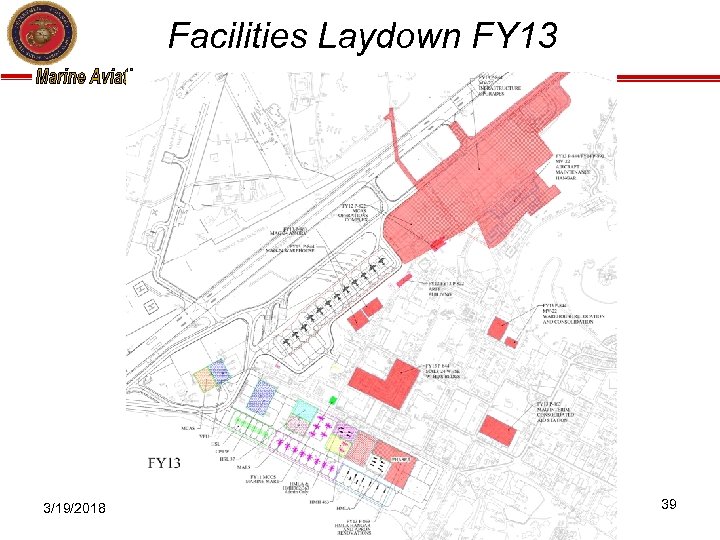 Facilities Laydown FY 13 3/19/2018 Pre-Decisional DRAFT Deliberative APW-51 / Maj Davis 39 