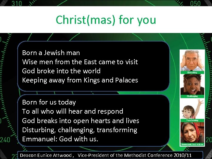 Christ(mas) for you Born a Jewish man Wise men from the East came to