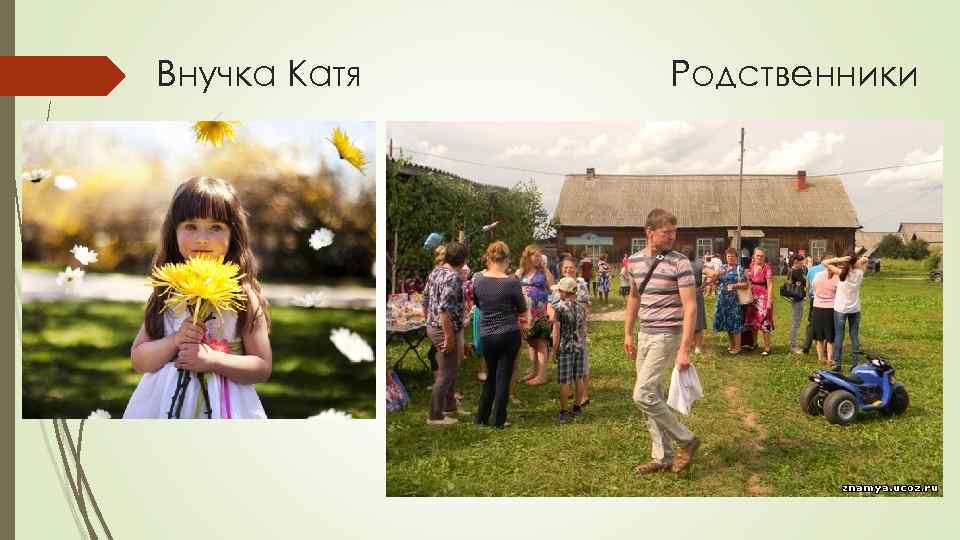Внучка Катя Родственники 