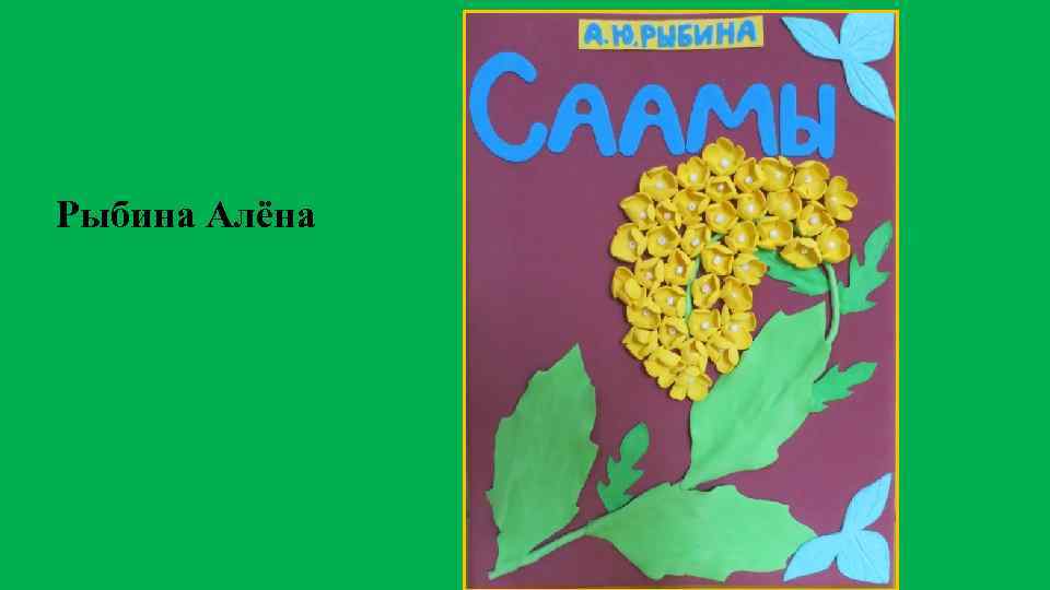 Рыбина Алёна 