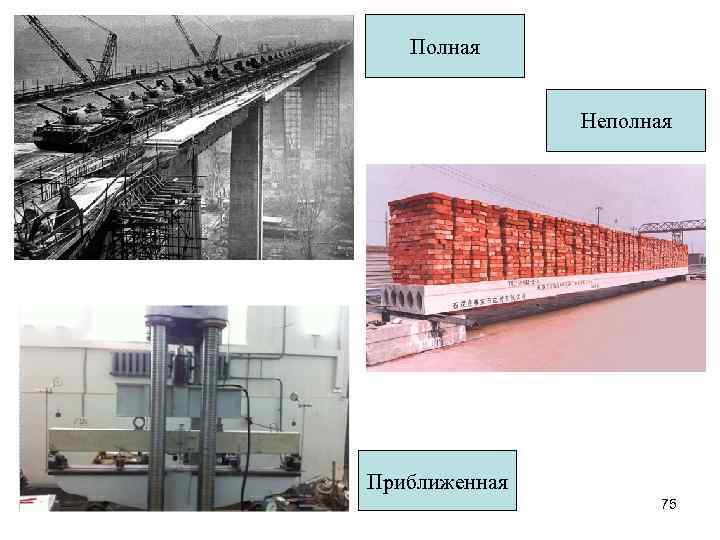 Полная Неполная Приближенная 75 