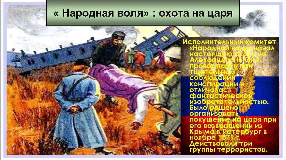  « Народная воля» : охота на царя Исполнительный комитет «Народной воли» начал настоящую