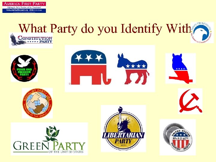 What Party do you Identify With? 