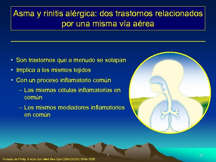 Asma y rinitis alérgica: dos trastornos relacionados por una misma vía aérea • Son