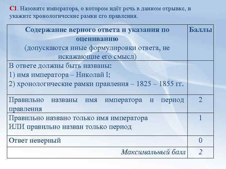 Назовите императора о котором идет речь