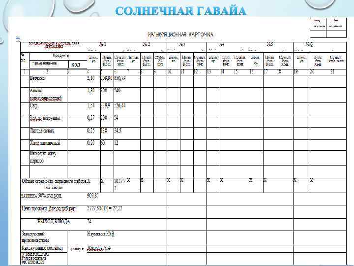 СОЛНЕЧНАЯ ГАВАЙА 