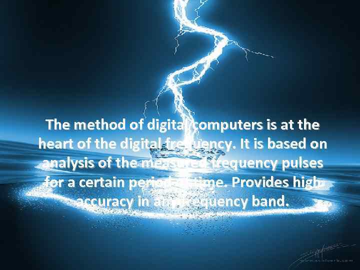 The method of digital computers is at the heart of the digital frequency. It