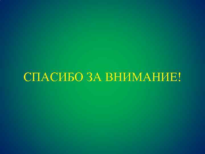 СПАСИБО ЗА ВНИМАНИЕ! 