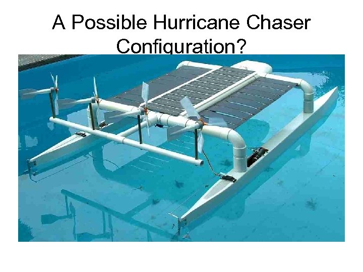 A Possible Hurricane Chaser Configuration? 