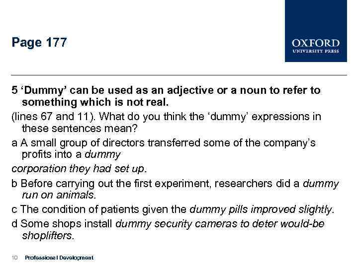 Vocabulary Building for Examinations Christopher Graham Russia November