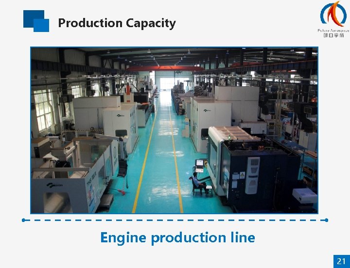 Production Capacity Engine production line 21 