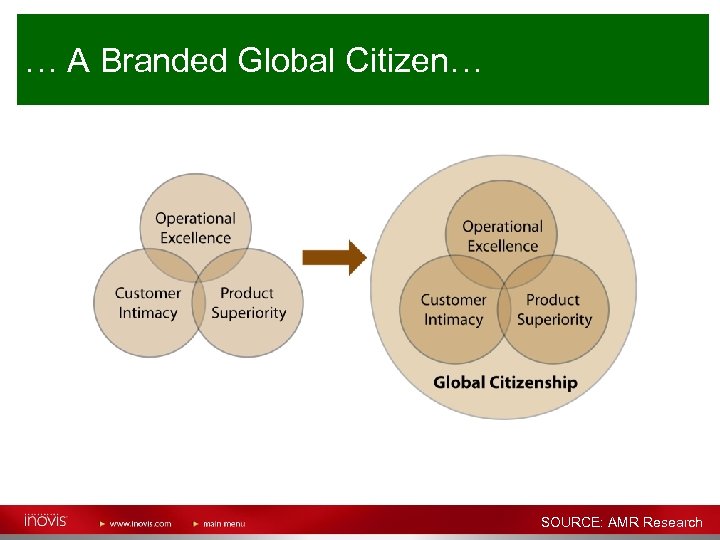 … A Branded Global Citizen… SOURCE: AMR Research 