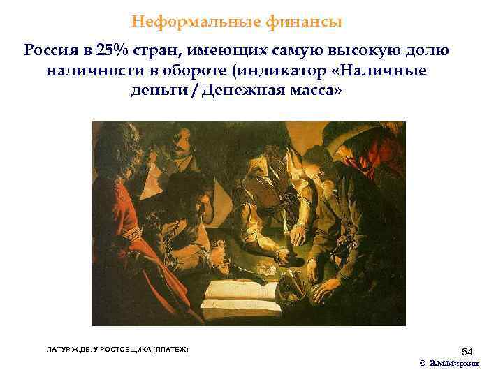 Неформальные финансы Россия в 25% стран, имеющих самую высокую долю наличности в обороте (индикатор