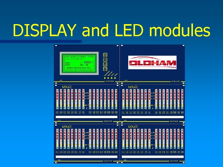 DISPLAY and LED modules 