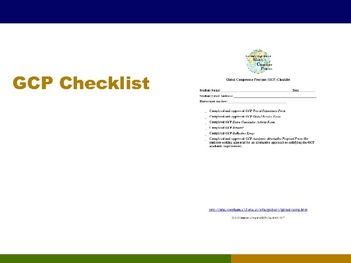 GCP Checklist 