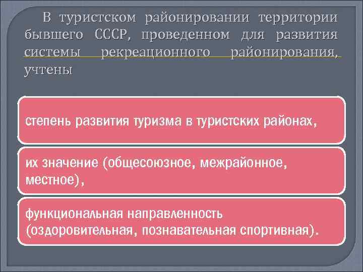 Основные функции районирования. Принципы районирования территории России. Основные подходы к районированию территории. Методы туристского районирования.