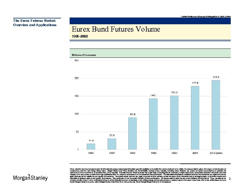 C: WINNTProfilesmsc 15Desktop2110409. ppt 5 NOV 20027: 22 PM4 The Eurex Futures Market: Overview and