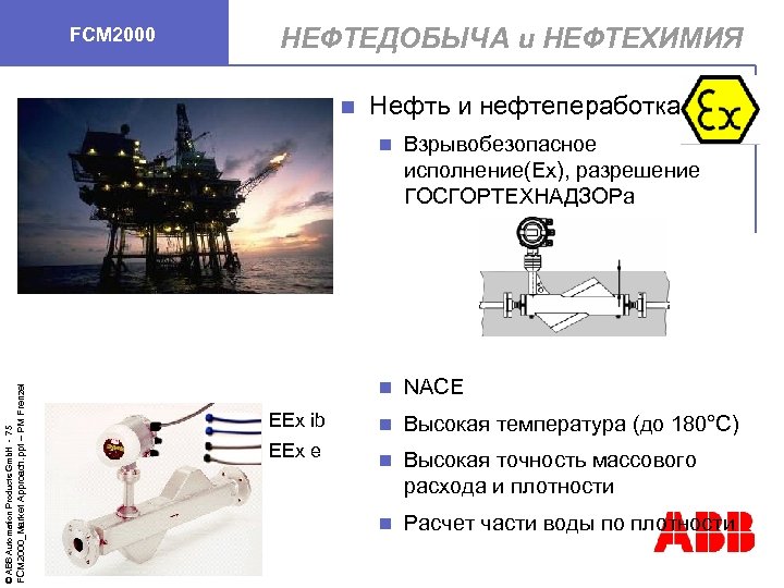 FCM 2000 НЕФТЕДОБЫЧА и НЕФТЕХИМИЯ n Нефть и нефтепеработка FCM 2000_Market Approach. ppt –