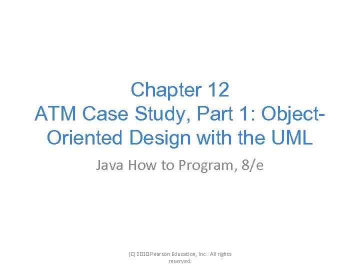 atm case study part 1