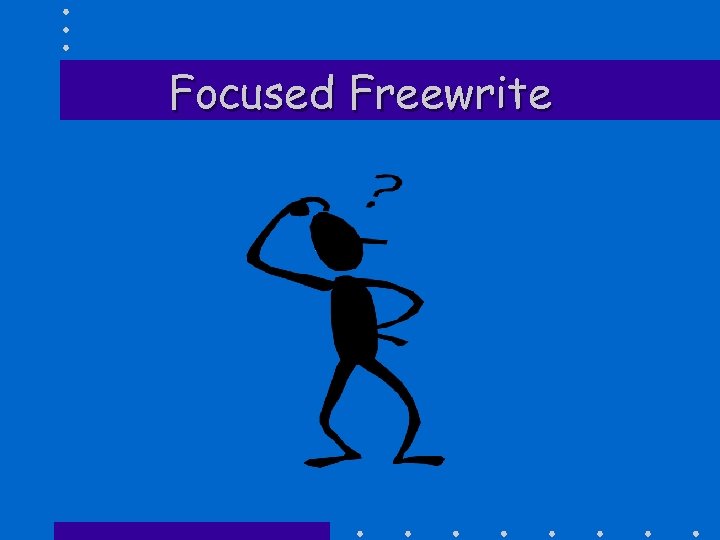 Focused Freewrite 