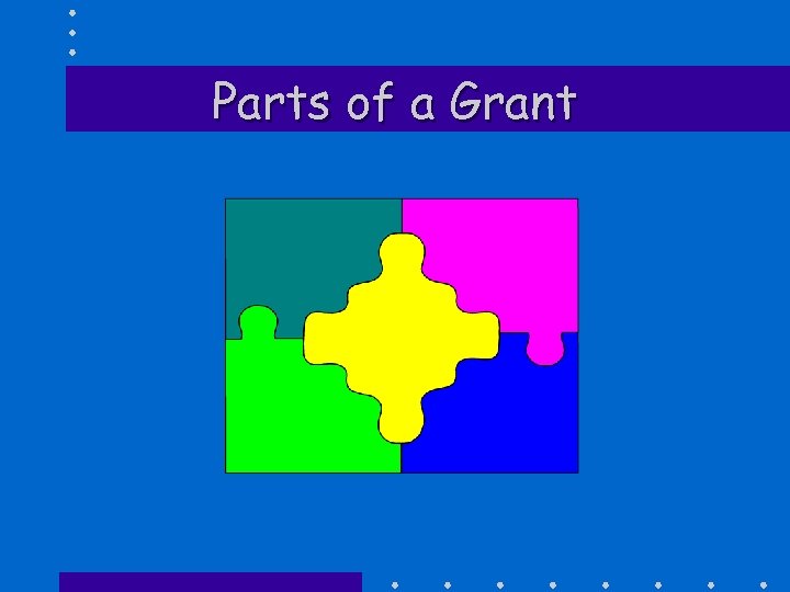 Parts of a Grant 