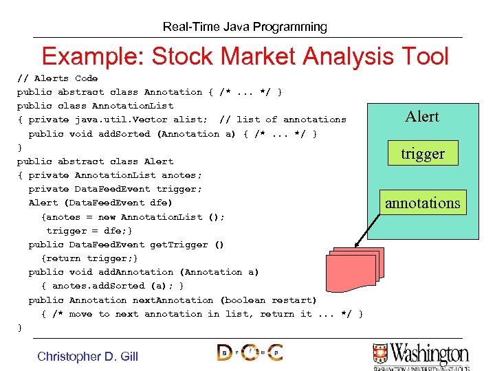 Real-Time Java Programming Example: Stock Market Analysis Tool // Alerts Code public abstract class