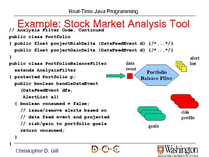 Real-Time Java Programming Example: Stock Market Analysis Tool // Analysis Filter Code, Continued public