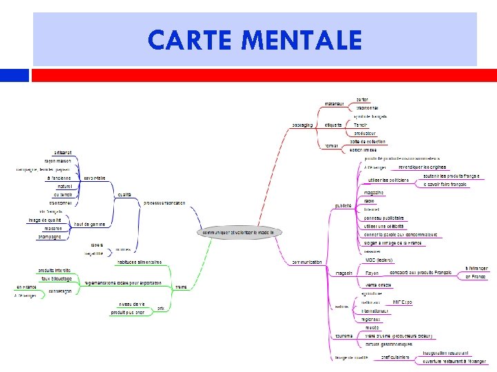 CARTE MENTALE 