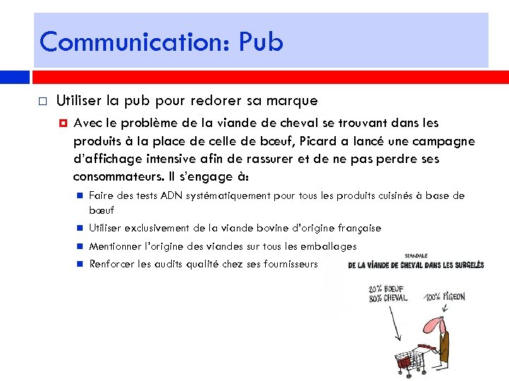 Communication: Pub Utiliser la pub pour redorer sa marque Avec le problème de la