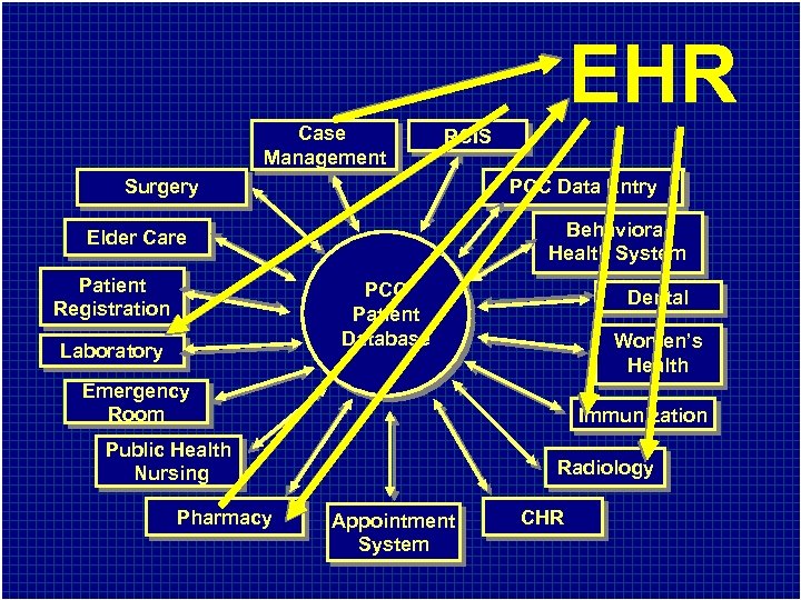 EHR Case Management RCIS Surgery PCC Data Entry Behavioral Health System Elder Care Patient