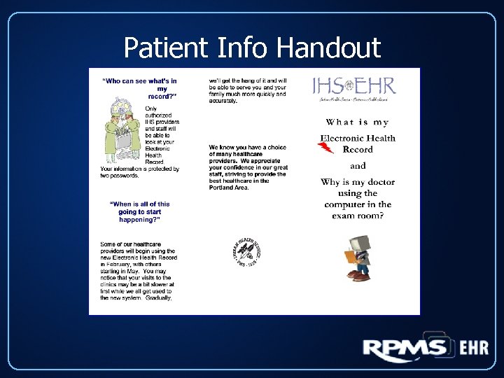 Patient Info Handout 