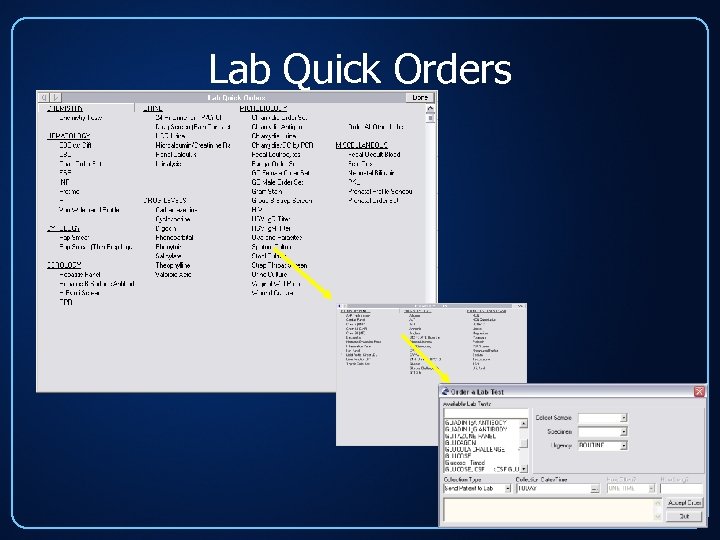 Lab Quick Orders 