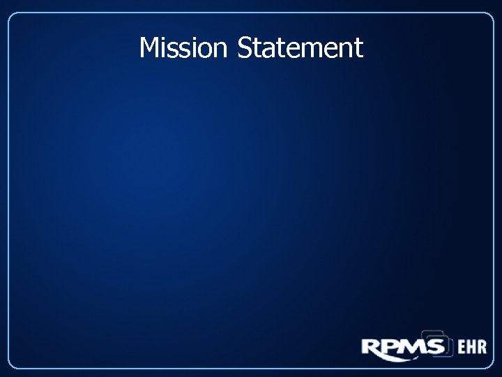 Mission Statement 