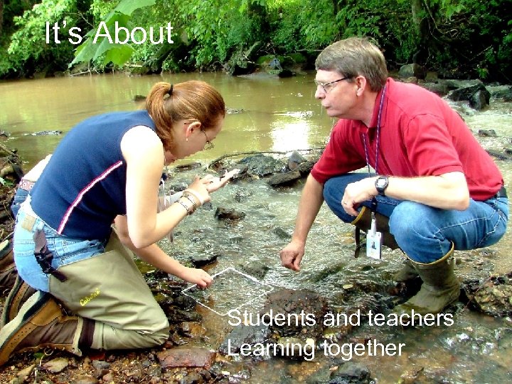 It’s About Students and teachers Learning together 