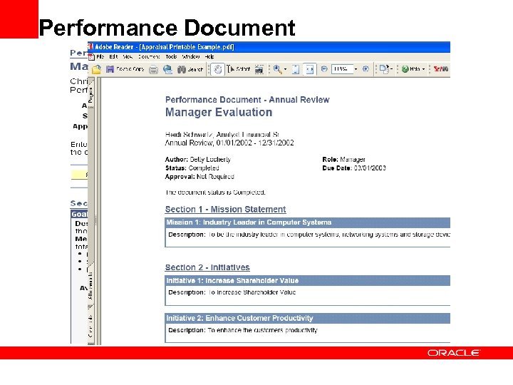 Performance Document 