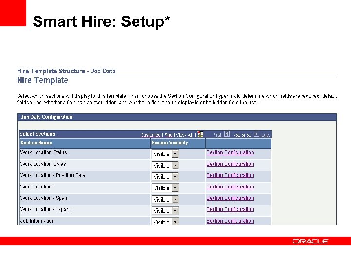 Smart Hire: Setup* 