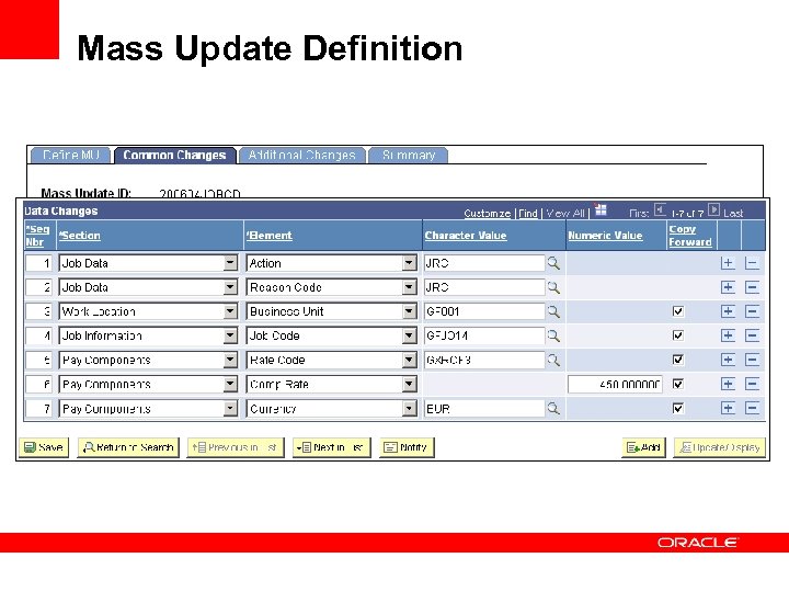 Mass Update Definition 