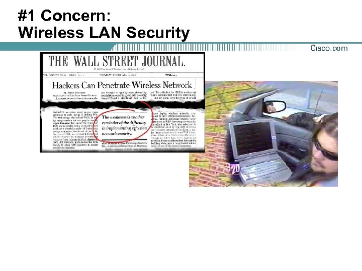 #1 Concern: Wireless LAN Security 