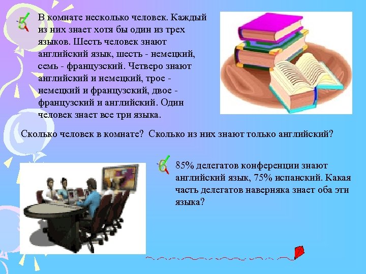 Работа выполнена учеником. Человек знает три языка. Человек который знает 3 языка. 70 Человек знают хотя бы один из трех языков. Когда человек знает несколько языков.