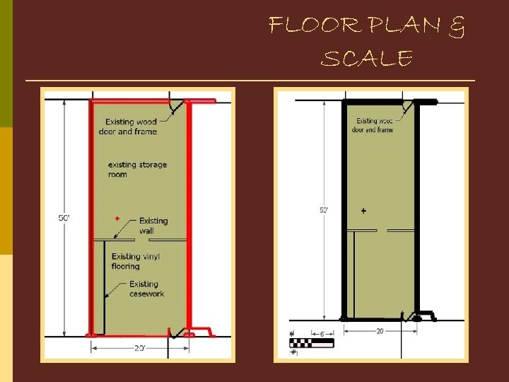 FLOOR PLAN & SCALE 