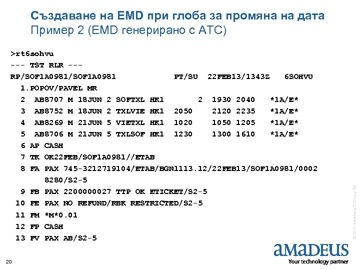 >rt 6 sohvu --- TST RLR --RP/SOF 1 A 0981 PT/SU 22 FEB 13/1343