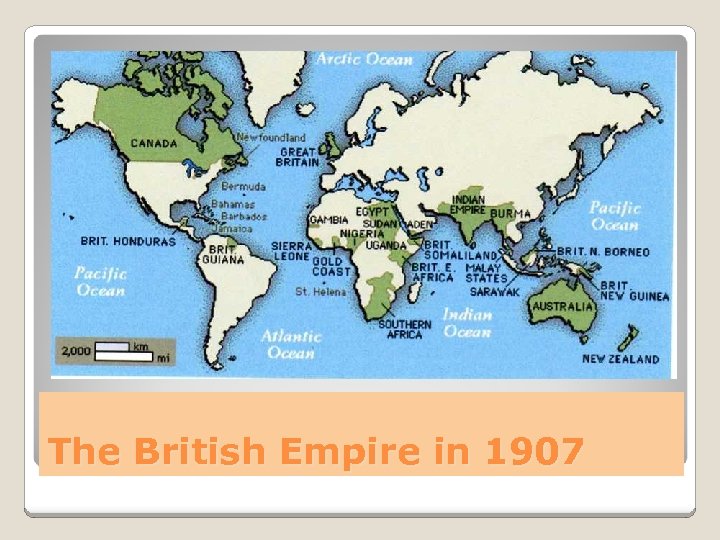 The British Empire in 1907 