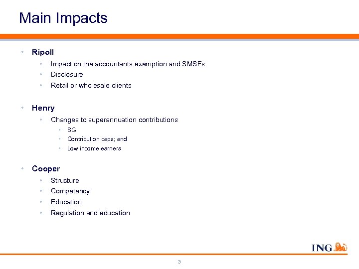 Main Impacts • Ripoll • • Disclosure • • Impact on the accountants exemption