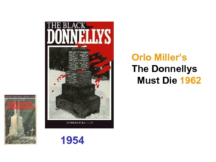 Orlo Miller’s The Donnellys Must Die 1962 1954 