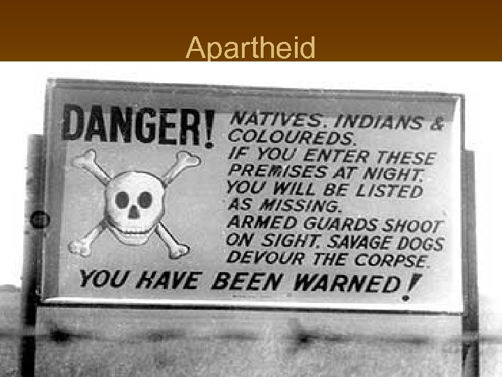 Apartheid 