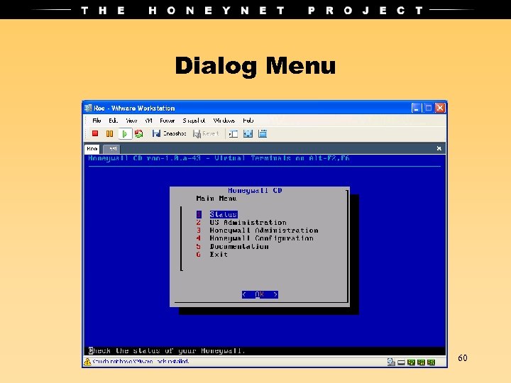 Dialog Menu 60 